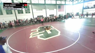 76-85 lbs 5th Place Match - Miguel Sanders, STL Warrior vs Teddy Millard, Rochelle Wrestling Club