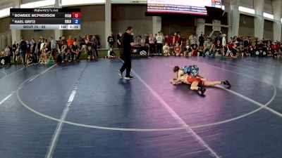 92 lbs Quarters - Bowdee McPherson, Utah vs Kael Gritz, Colorado