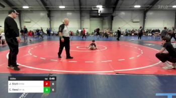 55 lbs Quarterfinal - Jackson Stott, Backyard Bullies Wrestling Club vs Caden Reed, Morris Fitness Black