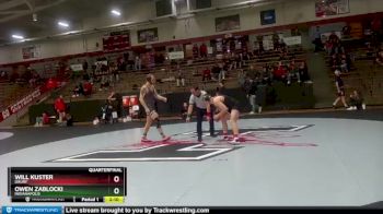 157 lbs Quarterfinal - Owen Zablocki, Indianapolis vs Will Kuster, Drury