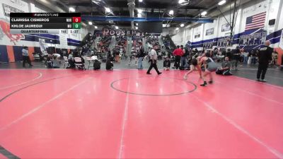 132 lbs Quarterfinal - Khloe Jauregui, Norco vs Clarissa Cisneros, Northview