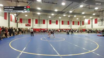 130 lbs Cons. Round 4 - Taryn Niday, Baker vs Sophie Maciel, Capital