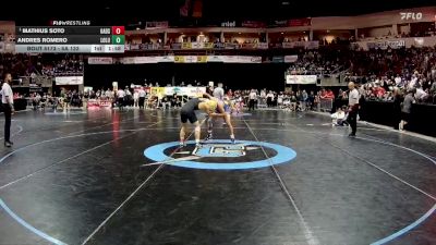 5A 133 lbs Quarterfinal - Mathius Soto, Gadsden vs Andres Romero, Los Lunas