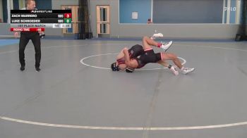 133 lbs 1st Place Match - Luke Schroeder, Western Wyoming College vs Zach Marrero, Western Wyoming College
