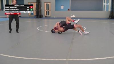 133 lbs 1st Place Match - Luke Schroeder, Western Wyoming College vs Zach Marrero, Western Wyoming College