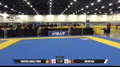 Flavia Isabel De Melo Rodrigues vs Christina Danielle Toone 2025 World IBJJF Jiu-Jitsu No-Gi Championship