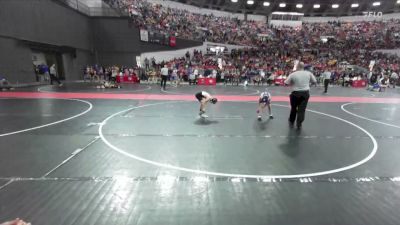 72 lbs Champ. Round 1 - Brecken Reynolds, Prairie Wrestling vs Max Weiler, Auburndale