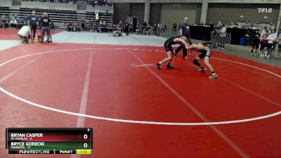 115 lbs Quarterfinals (8 Team) - Bryan Casper, St. Charles vs Bryce Gorecki, Minneota