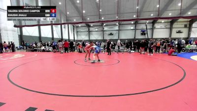 Semis - Valeria Solorio Campos, Hood River Valley High School Wrestling vs Khushi Jhalli, Canada
