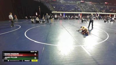 110 lbs Cons. Round 3 - Isaiah Madison, High Altitude Wrestling Club vs James Fuller, Iowa