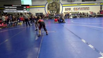 126 lbs Quarterfinal - Matt Genobana, Centerville vs Jason Eastman, Benton Community