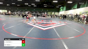 106 lbs Round Of 128 - Jordan Zambon, MI vs Will Webb, NJ