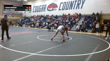 184 lbs Champ. Round 1 - Ethan Ensrud, Linfield University vs Josiah Green, Southern Oregon