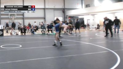 48 kg Semis - Ausome Guillermo, CVBJJ vs Lucas Forman, Wyoming Seminary College Preparatory High School Wrestling