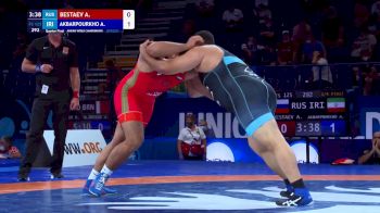 125 kg Quarterfinal - Andrei Bestaev, RUS vs Ali Akbarpourkhordouni, IRI
