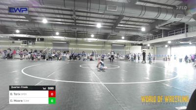 46 lbs Quarterfinal - Blakely Torix, Sperry Wrestling Club vs Oakley Moore, Team Zapas