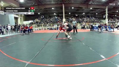 138 lbs Cons. Round 1 - Jackson Free, Lincoln vs Roman San Andres Hunt, Indian Springs