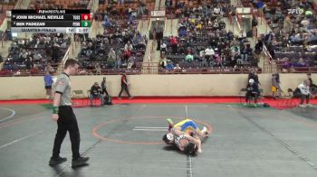 70_B lbs Quarterfinal - John Michael Neville, Tussey Mountain vs Ben Padezan, Penn Trafford