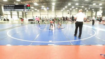 105 lbs Rr Rnd 1 - David Murphy, Warhawks - MS vs Eli Bechtold, TDWC Maniacs Grey - MS