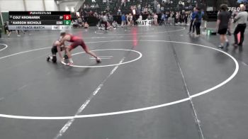 132 lbs 1st Place Match - Karson Nichols, Smith County Wrestling Club vs Colt Kromarek, Plainview Pirates