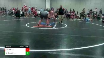 285 lbs Round 2 - Garrett Pelt, Coastline Wrestling Academy vs James Branch, Coastline Wrestling Academy