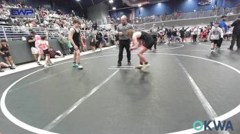 160 lbs Round Of 16 - Racyn Mayo, Tonkawa Takedown Club vs Wyatt Anderson, Vinita Kids Wrestling