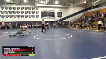 138 lbs Cons. Round 5 - Parker Frederick, Anthony Wayne vs Ricky Berns, Solon