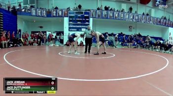 165 lbs Semis & Wb (16 Team) - Jace Duttlinger, Heritage Hills vs Jack Jordan, Renselear Central