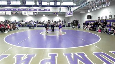 110 lbs Quarterfinals (8 Team) - Emily Wilson, Lumpkin Co. vs Ja`Nya King, Mt Zion, Jonesboro