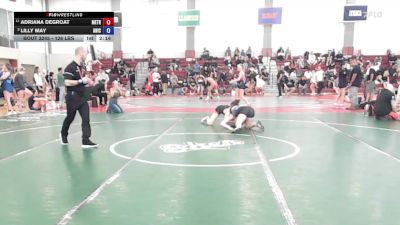 128 lbs Consi Of 4 - Adriana Degroat, Metrowest United vs Lilly May, Aniciete Training Club