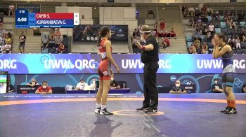 46 kg Qualif. - Sevval Cayir, Turkey vs Gulsanem Kurbanbaeva, Uzbekistan