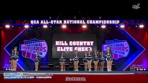 Hill Country Elite Cheer - Commanders [2026 L1 Junior - Small Day 2] 2026 NCA All-Star National Championship