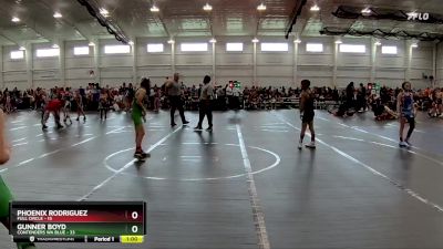 76 lbs Finals (2 Team) - Gunner Boyd, Contenders WA Blue vs Phoenix Rodriguez, Full Circle