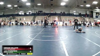 140 lbs Cons. Round 4 - Armand Williams, Gladiator Wrestling vs Liam Fitzpatrick, Michigan Premier