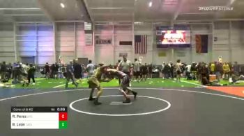 130 lbs Consolation - Rogerio Perez, Utb vs Brian Leon, Cataline Wildcats
