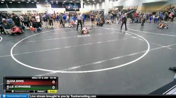 52-56 lbs Round 3 - Alivia Emms, MN vs Ellie Schmadeke, IA