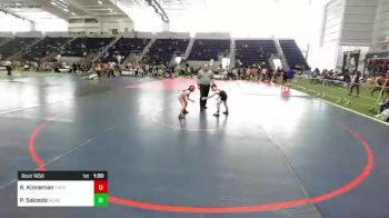 66 lbs Semifinal - Regan Kinneman, Thorobred vs Parker Salcedo, Rough House