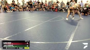 160 lbs Round 6 (8 Team) - Luke Knox, Steller Trained vs Jake Maddox, New England All Stars