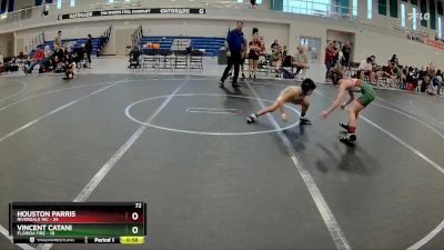 72 lbs Round 3 (6 Team) - Houston Parris, Riverdale WC vs Vincent Catani, Florida Fire