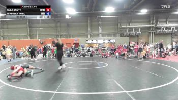 48 lbs Rr Rnd 1 - Elsa Scott, Maine Trappers White - GK8E vs Isabella Thiel, Lady Warriors United - GK8E