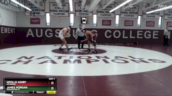 165 lbs Quarterfinal - James Morgan, Ridgewater CC vs Apollo Ashby, Augsburg