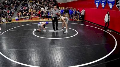 107 lbs Champ. Round 1 - Gage Bradley, Burgettstown Hs vs Kaleb Glassford, Rockbridge County