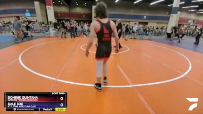 132 lbs Cons. Round 3 - Dominik Quintana, Warrior Trained Wrestling vs Dale Box, KT 3 Style Wrestling Club