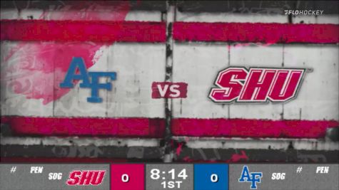 Full Replay: Air Force vs Sacred Heart | Atlantic Hockey
