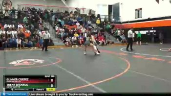 132 lbs Quarterfinal - Trent Brenkus, Bishop Gorman vs Gunner Cortez, Pahrump Valley