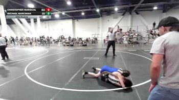 86 lbs 5th Place - Christopher Mariscal, Relentless vs Michael Marciniak, Silvaback TC