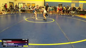 120 lbs Round 2 - Ella Weber, Kansas vs Holly Thacher, Lawrence Elite Wrestling Club