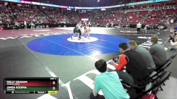 D2-285 lbs Quarterfinal - Owen Kooima, Waupun vs Willy Graham, Stanley-Boyd