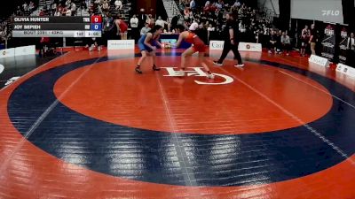 43kg Cons. Semi - Olivia Hunter, Takedown Wrestling Academy vs Joy Sepieh, Riverdale WC