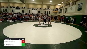 160 lbs Round Of 16 - Mitchel Thompson, New Bedford vs Brad Arnold, Hanover